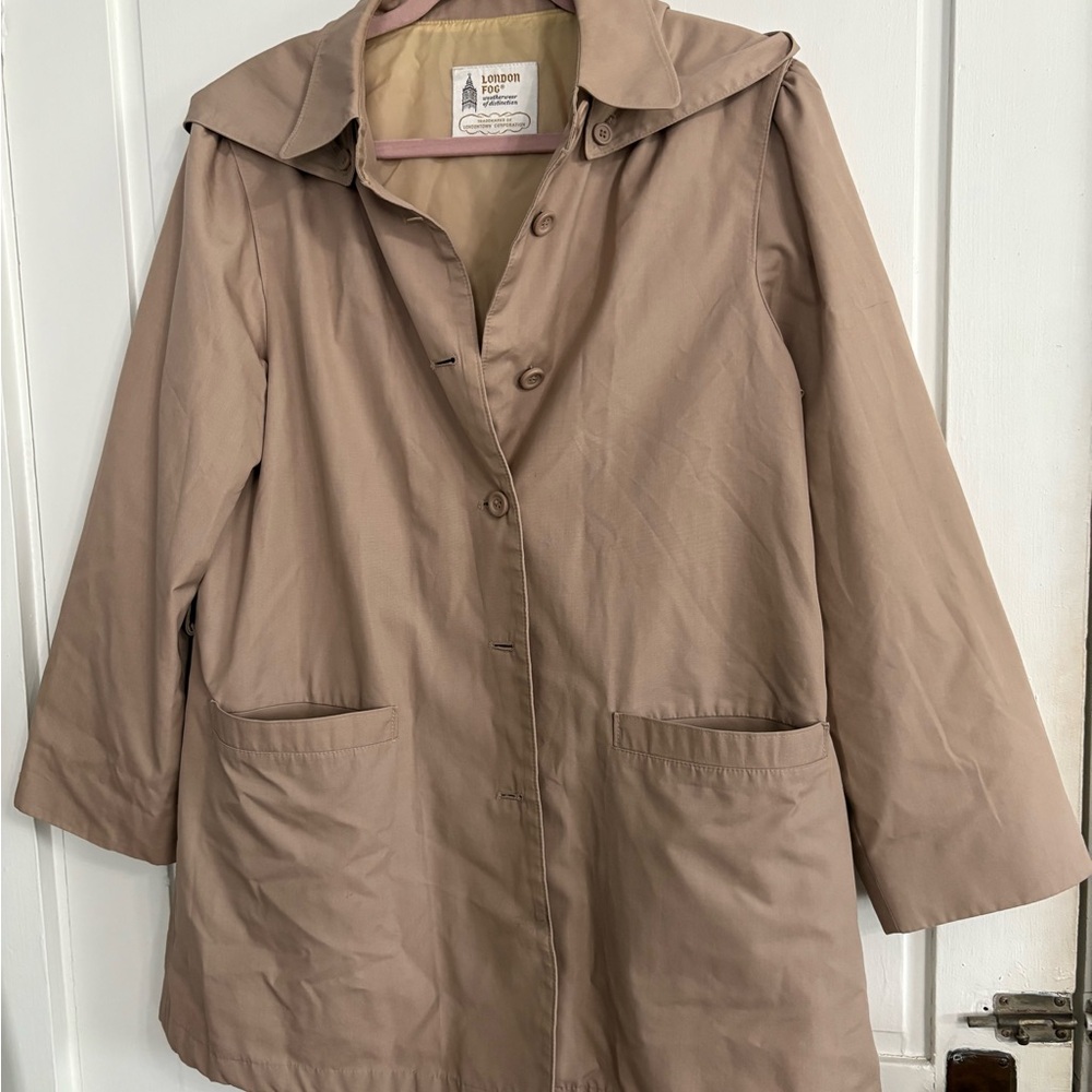 London Fog Women's Tan Trench Jacket
